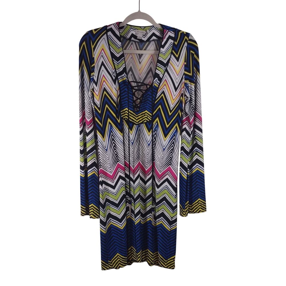Boston Proper Patterned Dress. Size Small